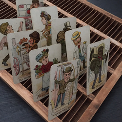 ビンテージプレイカード トランプ SNAP CARD 味紙 イラストカード 文具