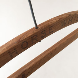 ビンテージ木製ハンガー　アンティーク木製ハンガー　ワイヤーハンガー　インダストリアル　無垢材 3枚目の画像