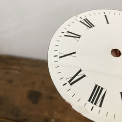 アンティーククロックフェイス 古い時計文字盤 グラフィック 看板 数字 アンティーク看板　インダストリー　　 5枚目の画像