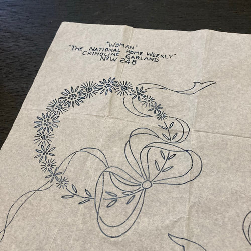 SALE アンティークイングリッシュガーデン刺繍図案 フラワー刺繍