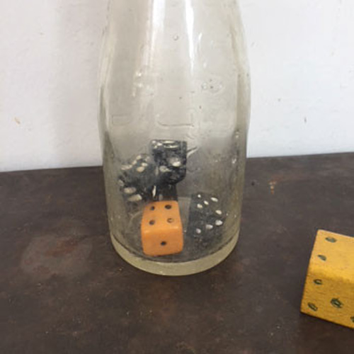 アンティークミルボトル 古い牛乳瓶 1920年 English bottle ガラス