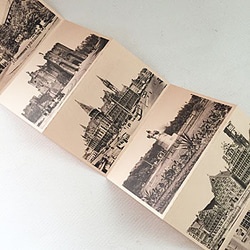 ビンテージのベルギー（ブリュッセル／アントウェルペン／ヘント）のセピア色したポストカードセット 4枚目の画像