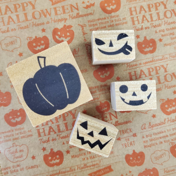 Halloweenスタンプ【かぼちゃ＋FACE３種】 3枚目の画像