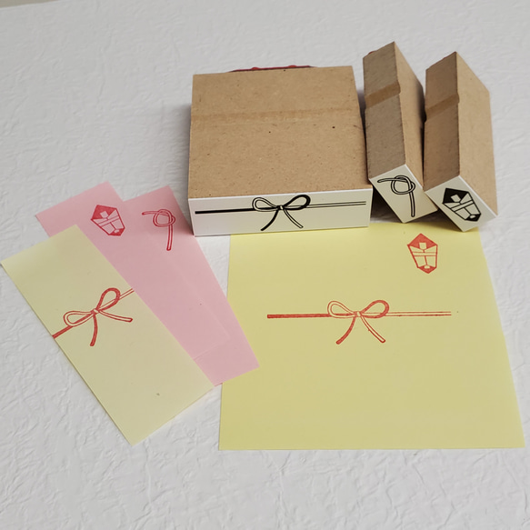 プチのしリボンスタンプセット はんこ・スタンプ hanya kissho