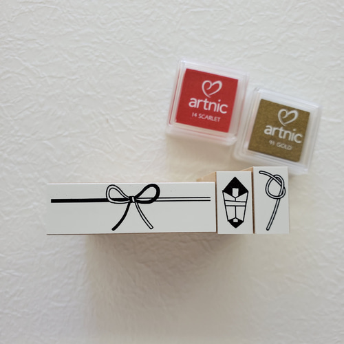 プチのしリボンスタンプセット はんこ・スタンプ hanya kissho 通販