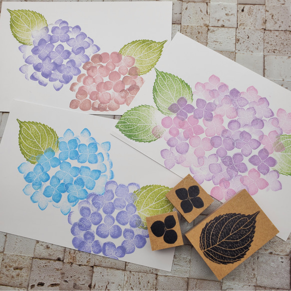 【スタンピンアップ 】紫陽花Hydrangea Haven スタンプセットとダイ Stampin' Up! Hydrangea Haven Stamp Set &Hydrangea Dies Flower NEW