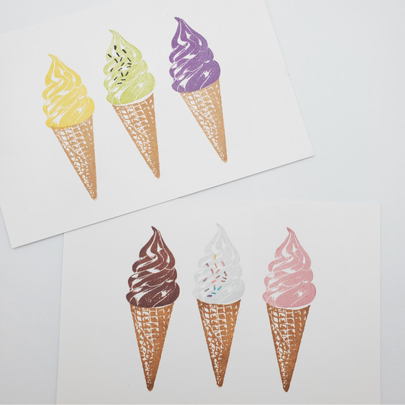 【インクのみ】アイスクリームスタンプのインク【バーサマジック2色購入】 3枚目の画像