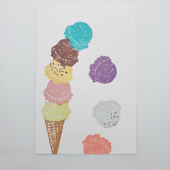 【インクのみ】アイスクリームスタンプのインク【バーサマジック2色購入】 5枚目の画像