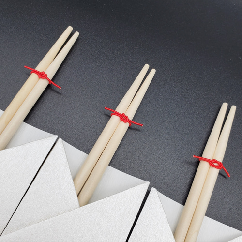 即日発送いたします！【水引】祝い箸・紅白5本セット 箸・箸置き hanya