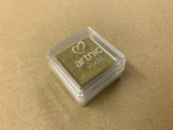 ゴールド＆朱　インクセット 2枚目の画像