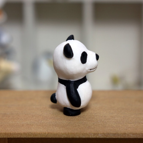 置物『パンダのアズキ』 その他置物 粘土の店 通販 5549635
