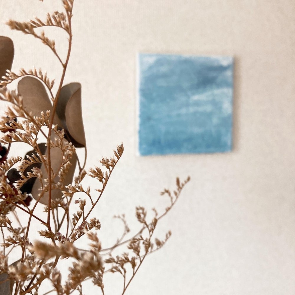 油絵（抽象画）空 A-192/24】抽象画 風景画 夜空 絵画 キャンバス 真作 インテリア