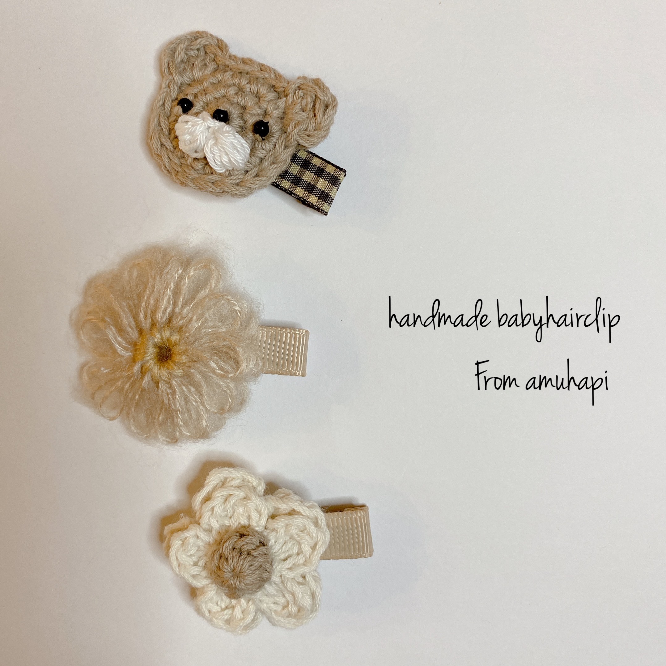 ୨୧秋冬におすすめ♡赤ちゃんから使えるヘアクリップ3点セット