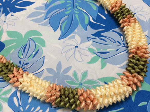 キット】【ピカケウィズカラーズ キット♪ハワイアンリボンレイ