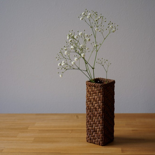 山葡萄花器 網代5mm 一輪挿し・花瓶・花器 Lutta 通販 4382933｜Creema