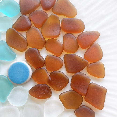 シーグラス 108 3色mix ビーチグラス ビーチガラス ガラス DIYパーツ