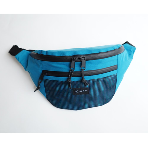 希少品　FR2 月桃　沖縄限定　ボディバッグ ブラック/ターコイズ　メッシュ 希少品 FR2 月桃 沖縄限定 ボディバッグ ブラック/ターコイズ メッシュ