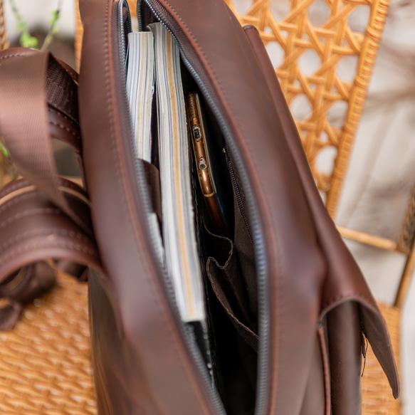 通勤通学 旅行用 大容量 2way シンプル  ハンドバッグ ハンドメイド  レジャー K289 3枚目の画像