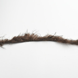 【わけあり大特価！】動物の毛のような手編み糸！ファー ダークブラウン (茶)(50g) 手芸に適した楽しい毛糸！ 4枚目の画像