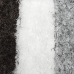 【わけあり大特価！】動物の毛のような手編み糸！ファー ホワイト (白)(50g) 手芸に適した楽しい毛糸！ 7枚目の画像
