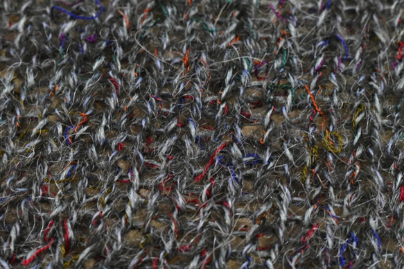 カラフルな枝糸がかわいい(グレイグリーン　緑)　秋冬　小物(40g)手編み、手芸に適した編み物が楽しくなる毛糸！　 8枚目の画像