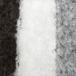 【お得！】動物の毛のような手編み糸！ファー ホワイト (白)(500g) 手芸に適した楽しい毛糸！ 7枚目の画像