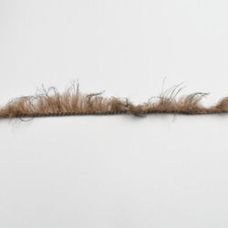 【お得！】動物の毛のような手編み糸！ファー ブラウン (茶)(500g) 手芸に適した楽しい毛糸！ 4枚目の画像