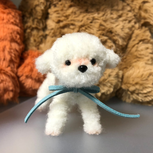 モールアート マルチーズ ビション 羊毛フェルト 犬 フェルト