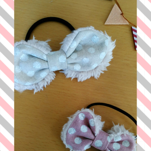 ママとお揃い♥もこもこリボンヘアゴム 雑貨・その他 Yume 通販 