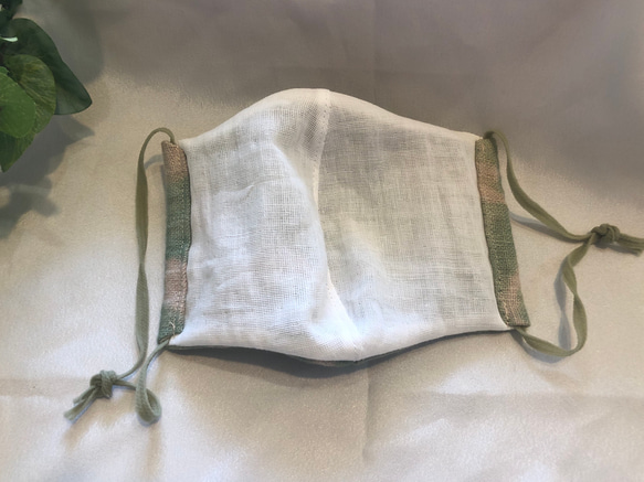 伝統工芸士の染め布使用⭐︎綿生地とガーゼの布マスク⭐︎ 3枚目の画像
