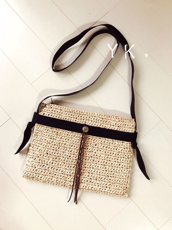 エコアンダリヤ☆ショルダーバッグ☆サコッシュ ショルダーバッグ yk  