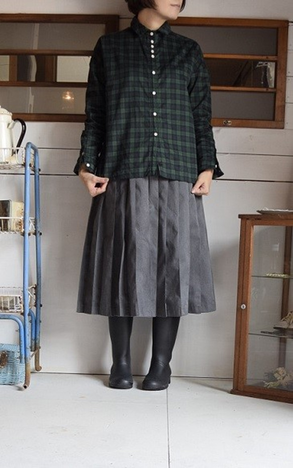 BROCHURE GENERALLY SHIRTS ブラックウォッチ シャツ ブラックウォッチ柄 ウール シャツ KK624 | nicoilo |ニコイロ