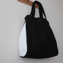 棉質Shizuku包（黑色） 第5張的照片