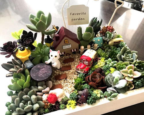 ☆クリスマスが待ち遠しいペアクマちゃん☆2点セット☆多肉鉢