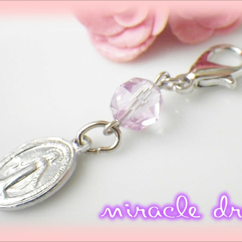 宝石ランクAAAアメジスト＆不思議のメダイ☆奇跡のメダイ☆シルバー
