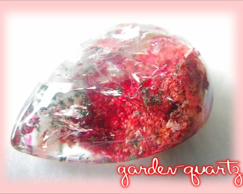 ⭐︎天然石　高品質　ガーデン　赤ピンク系　ハート 0_3f23ae111b7aebe5a7e20601409c