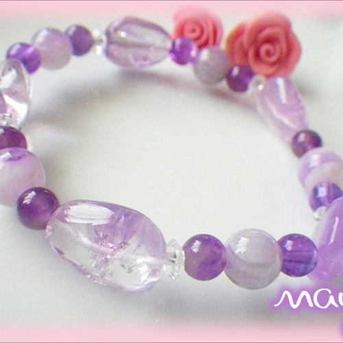 4A アメジスト 愛の守護石 真実の愛を守りぬく石 邪悪なものからみを守る