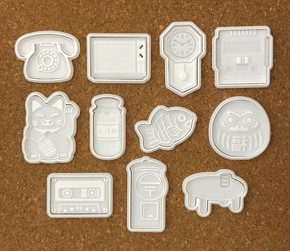 昭和レトロシリーズクッキー型 11セット お菓子 型抜き ハンドメイド品