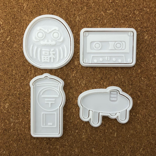 昭和レトロシリーズクッキー型 11セット お菓子 型抜き ハンドメイド品