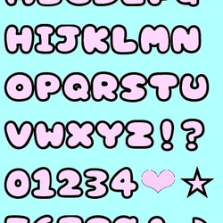 大サイズ アルファベット 数字 記号 クッキー型 お菓子 型抜き 全42文字 3枚目の画像