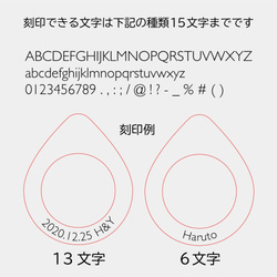 【名入れ可】wacca 天然木材スマホリングストラップ しずく型　A 5枚目の画像