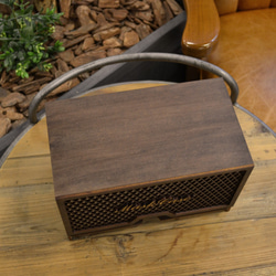 木製 マスク 収納 ボックス アンプ型 ver.2 5枚目の画像