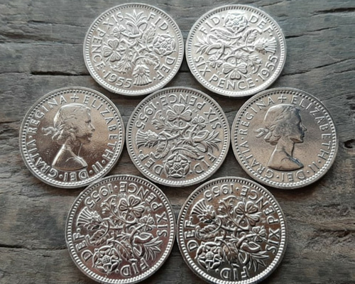 50枚セット 幸せのシックスペンス イギリス 1948年 英国コイン 美品 本物 メール便不可】 Yahoo!オークション - 50枚 イギリス 幸せの