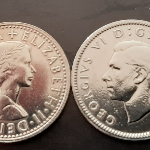 100枚セット幸せのシックスペンス イギリス ラッキー6ペンス