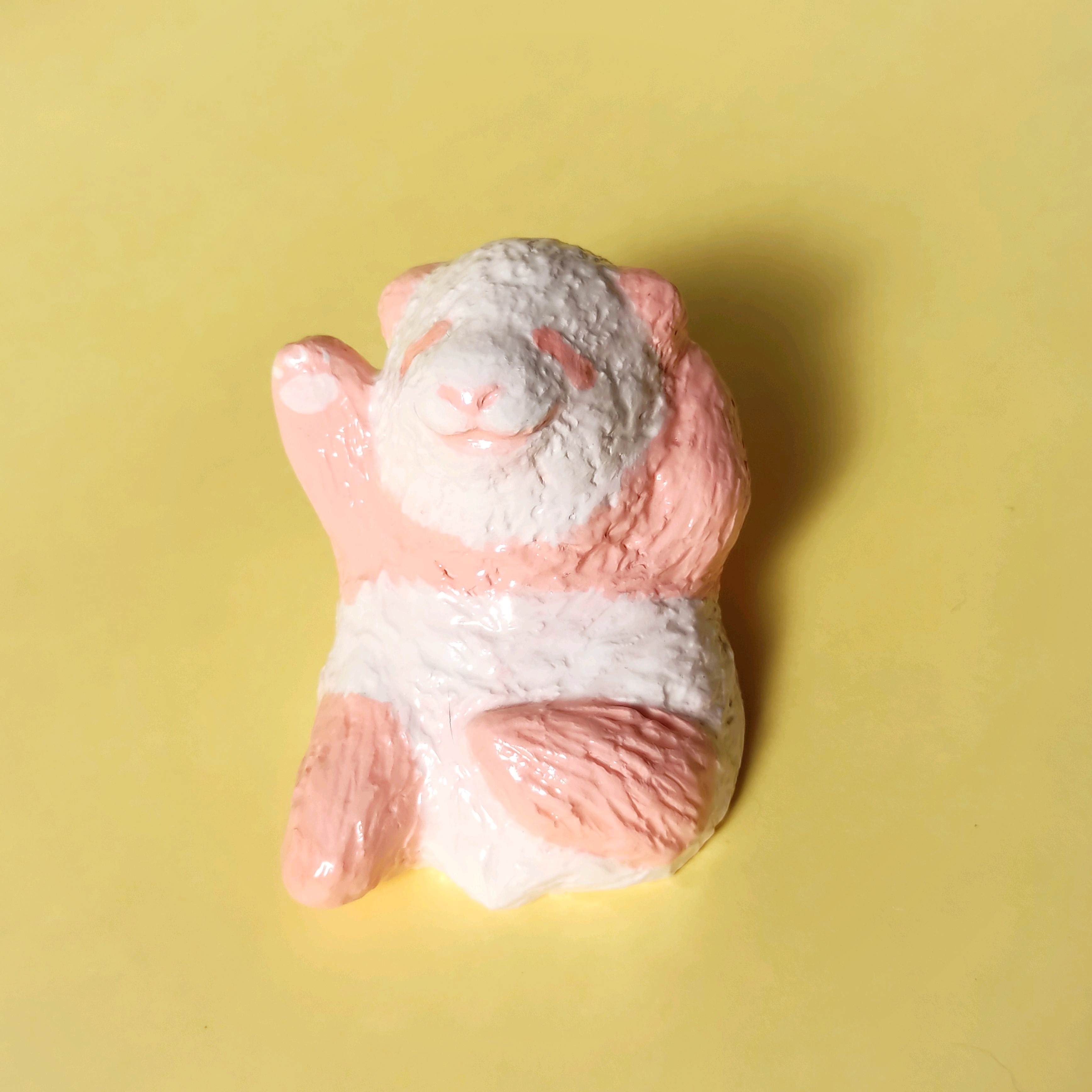 ゴロゴロパンダ赤ちゃんの置物(ピンクパンダ)