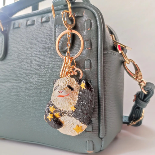 星を引き寄せるパンダのバッグチャーム キーリング umaru 通販