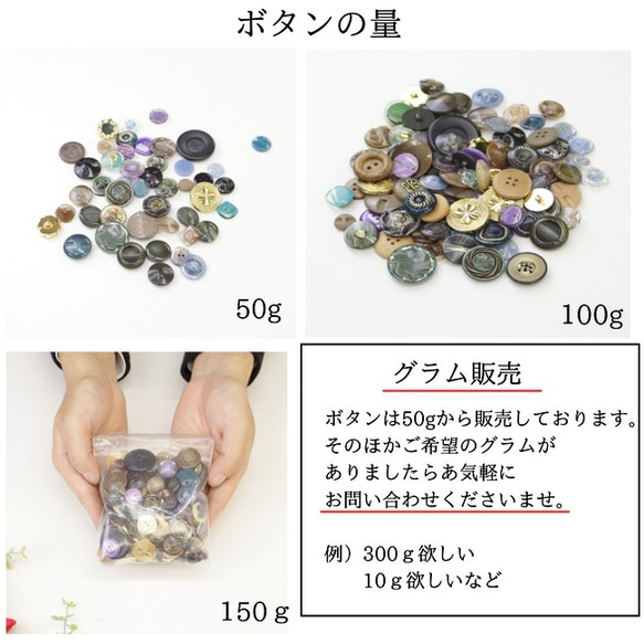 【送料無料】オーダーメイド専門店のボタン福袋 5枚目の画像