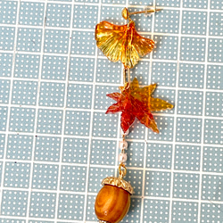 再販2✨小さい秋みぃつけた❤︎紅葉のニッケルフリーピアス 5枚目の画像