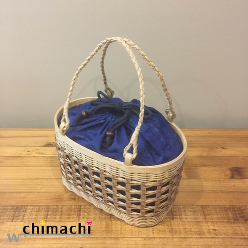 浴衣用 カゴバッグ クラフトバンドバッグ かごバッグ w_chimachi