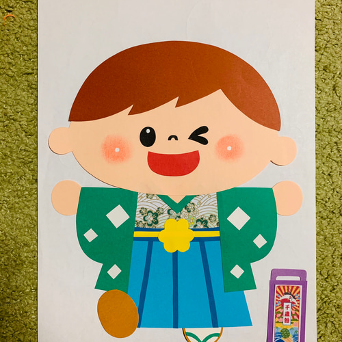 七五三 お正月 壁面飾り 冬 11月 1月 その他素材 mi-☆ 通販